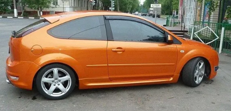 Дефлекторы окон (ветровики) Ford Focus II Hb 3d 2004-2011 (Форд Фокус) Кобра Тюнинг